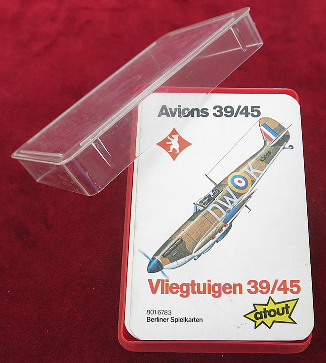 Jeu de cartes Aircraft Quartet de la Seconde Guerre mondiale - Avions 39/45 – Berliner Spielkarten