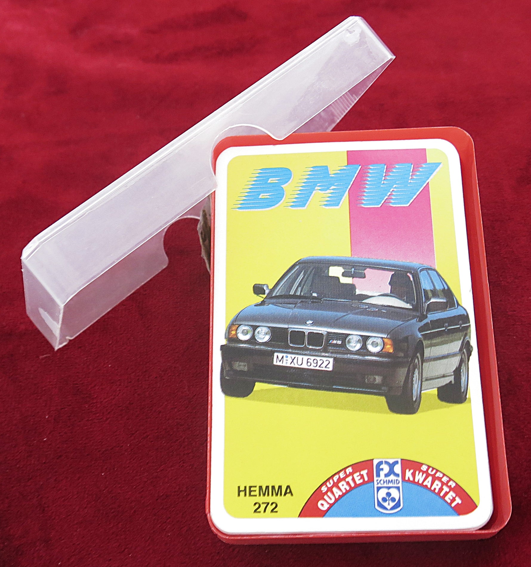 Vintage BMW Super Quartet Card Game – FX Schmid / Hemma 272