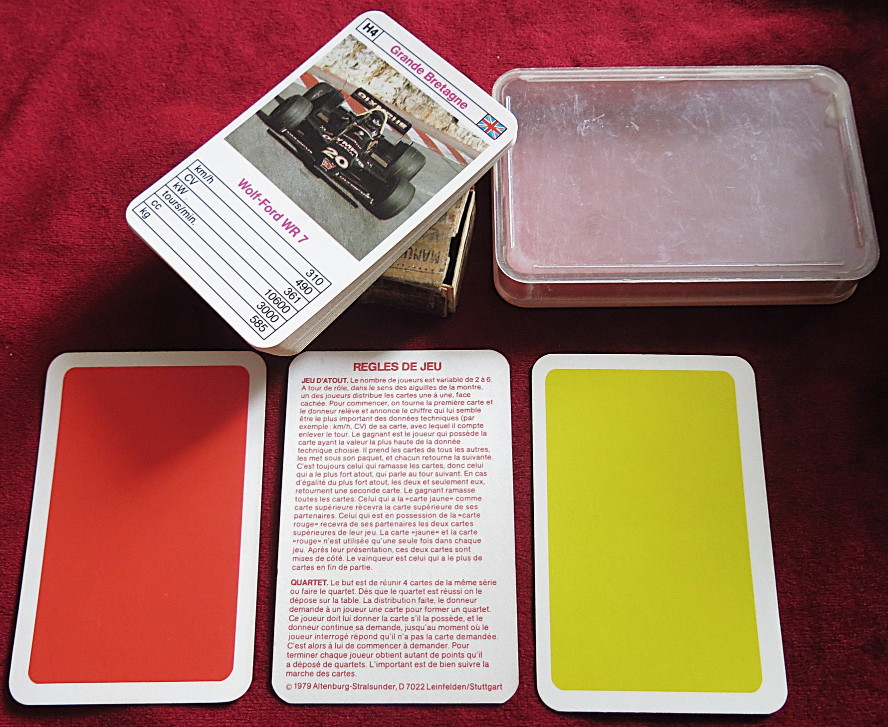 Formule 1 – Jeu d’Atout / Quartet (1979, ASS Altenburger)