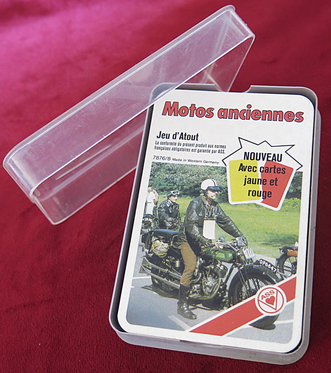 Jeu de cartes de motos vintage des années 70 – Jeu de société | Motos vintage | Vieux moteurs