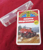 Jeu de cartes Vintage FX Schmid Super Quartett Truck – Édition Benelux des années 1980
