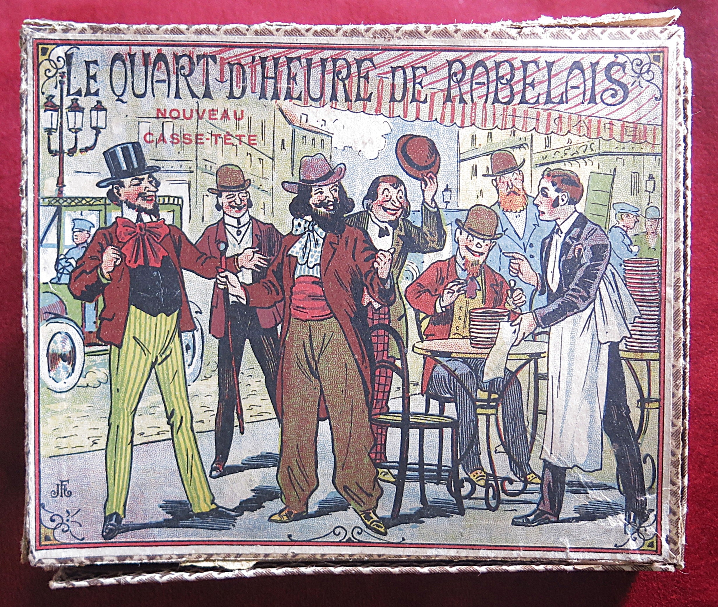 Le Quart d'Heure de Rabelais – Puzzle Français Antique (vers 1900)