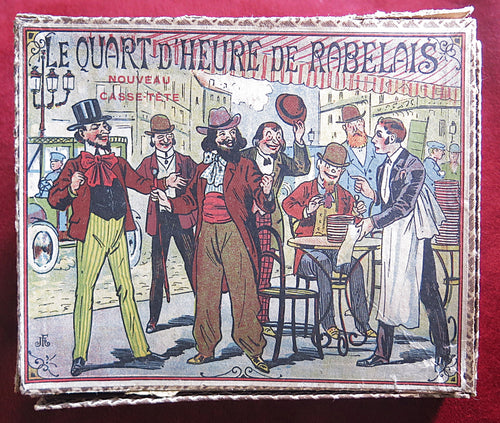 Le Quart d'Heure de Rabelais – Puzzle Français Antique (vers 1900)
