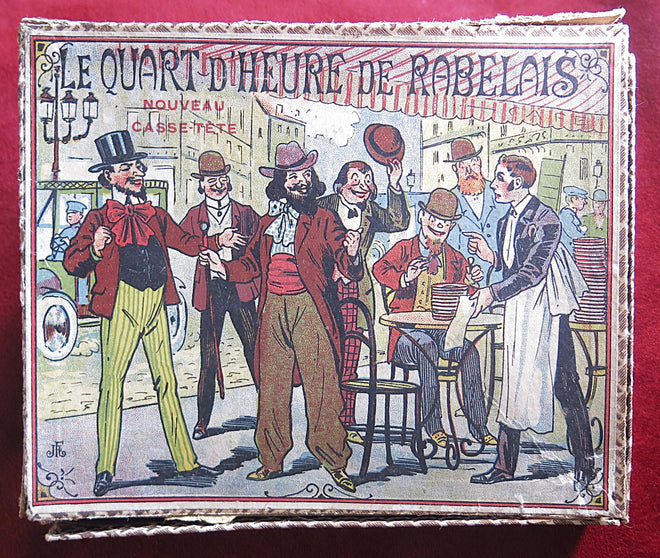 Le Quart d'Heure de Rabelais – Puzzle Français Antique (vers 1900)