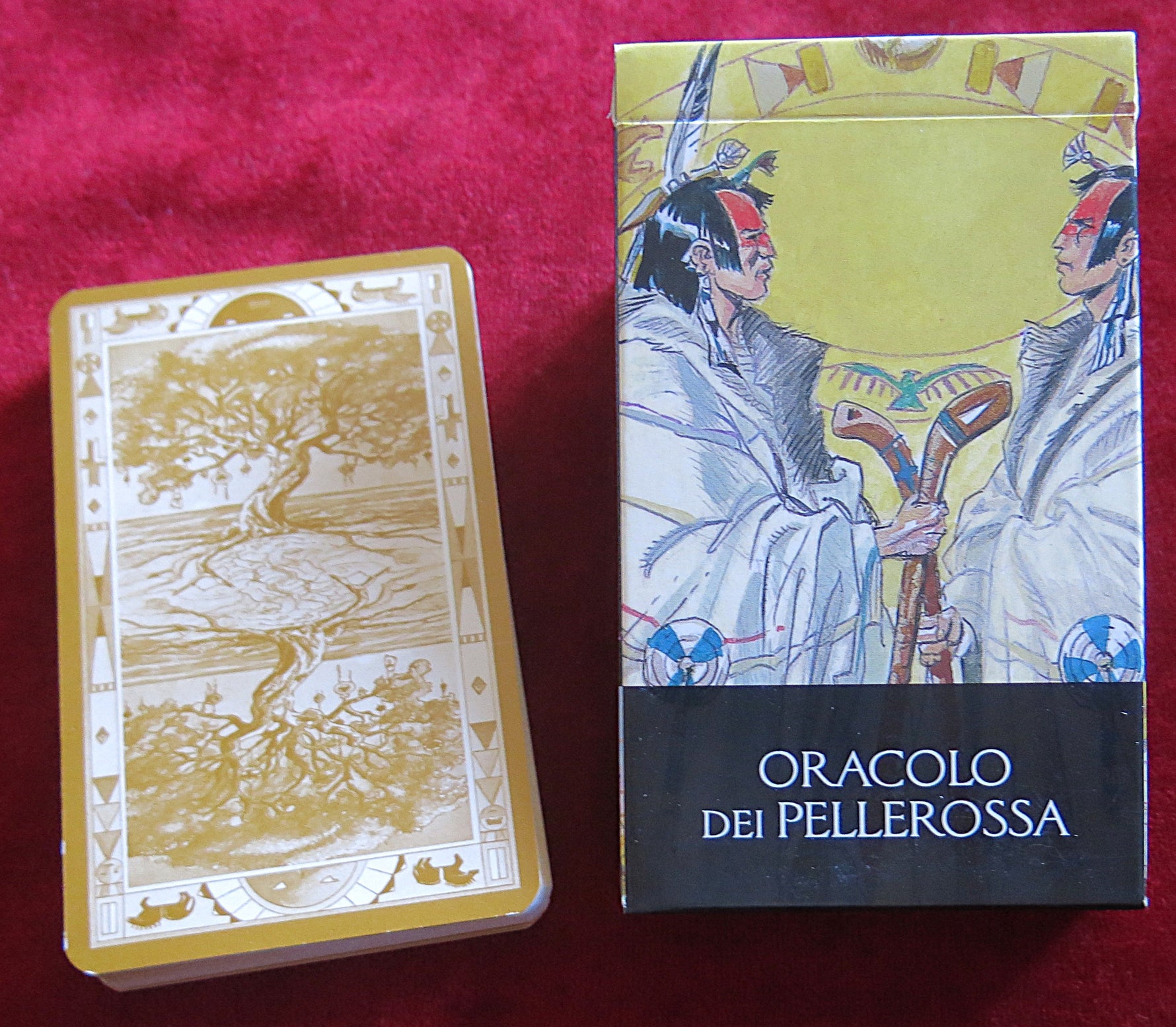 Native People Culture Deck + guide - The Oracolo dei Pellerossa - ENG, FR and SPAN PDF guide