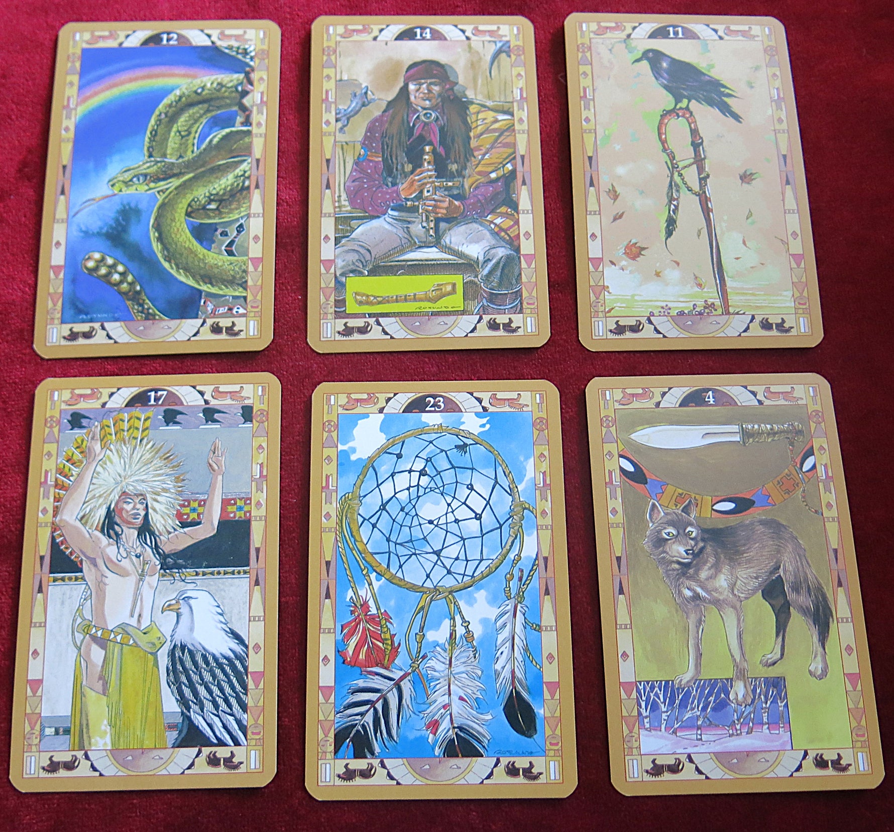 Native People Culture Deck + guide - The Oracolo dei Pellerossa - ENG, FR and SPAN PDF guide