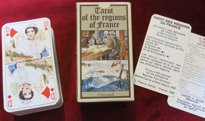 Tarot of the Regions of France 1986 - Vintage tarot deck