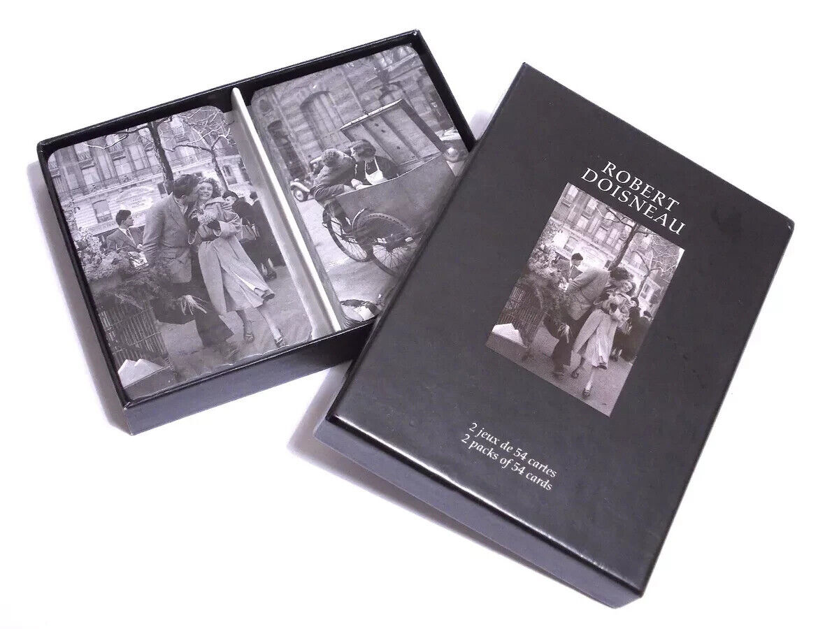 Robert Doisneau – 2 Decks of 54 Playing Cards – Flammarion / Paris Musées 1995 – New & Sealed