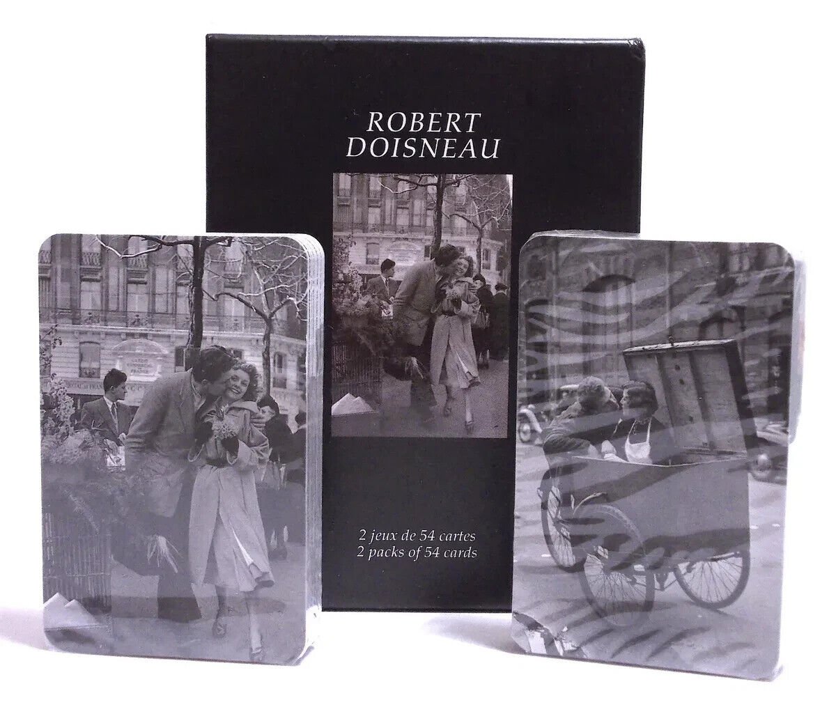 Robert Doisneau – 2 Decks of 54 Playing Cards – Flammarion / Paris Musées 1995 – New & Sealed