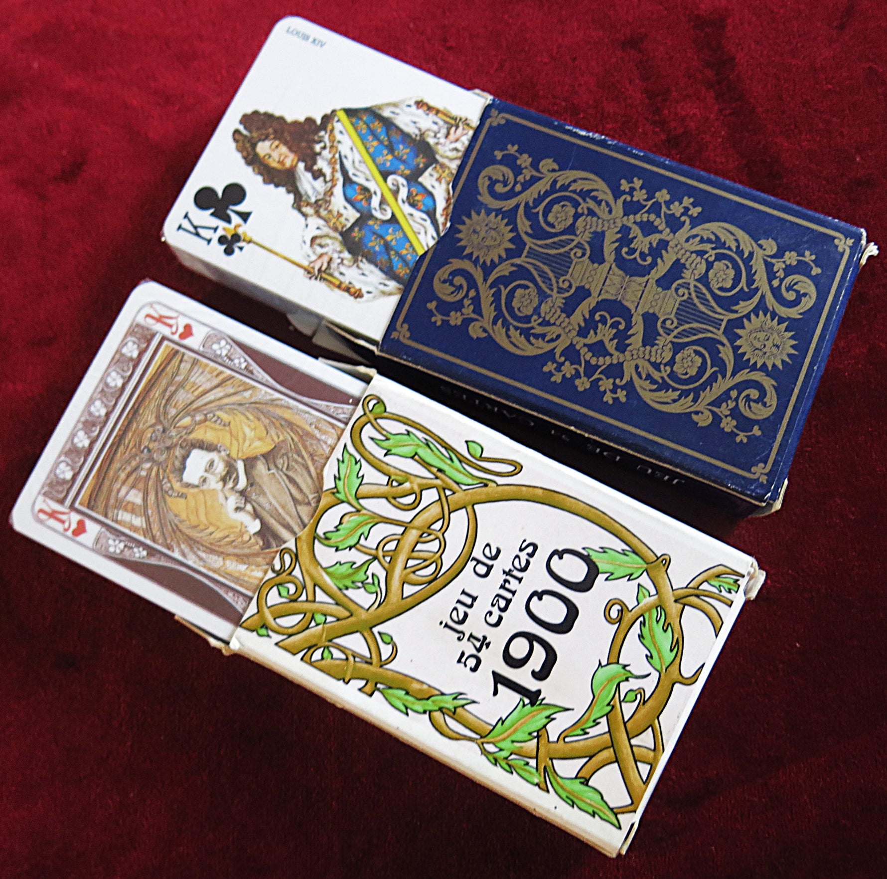 Royal & Art Nouveau series - (1980s) - 4 NEW Decks Collection