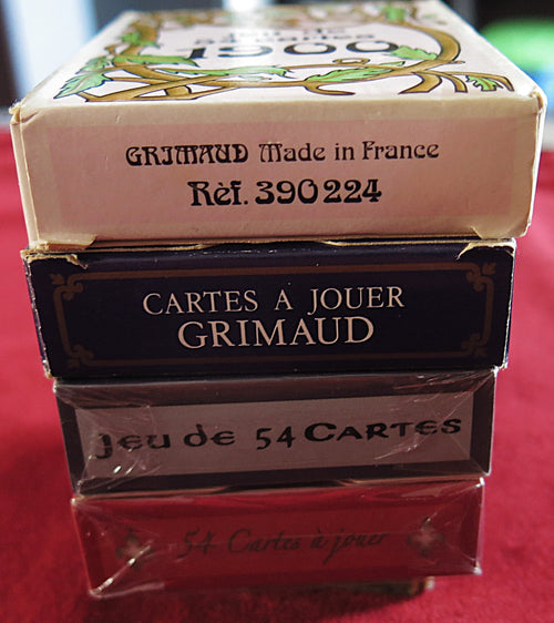Collection Royal &amp; Art Nouveau (années 1980) - 4 jeux de cartes neufs