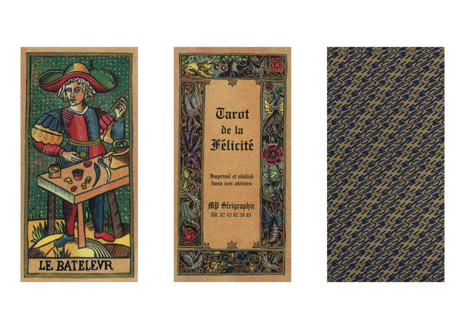 Le Tarot de la Félicité - Téléchargement de fichier - IMPRIMABLE - Jeu de cartes français TRÈS RARE de 1999