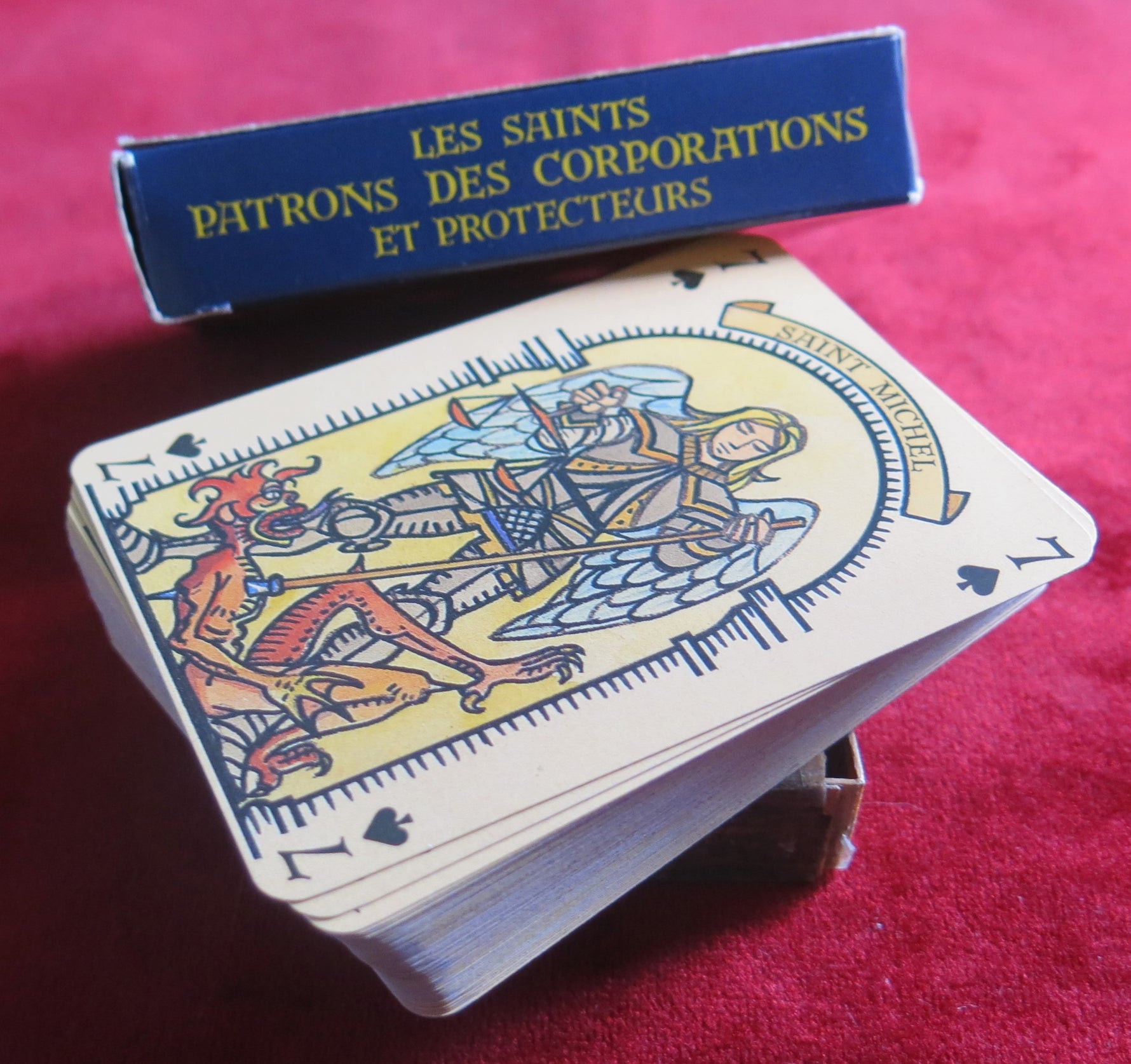 Rare Religious 1981 Card Game – Les Saints Patrons des Corporations, Symbolism of the saints