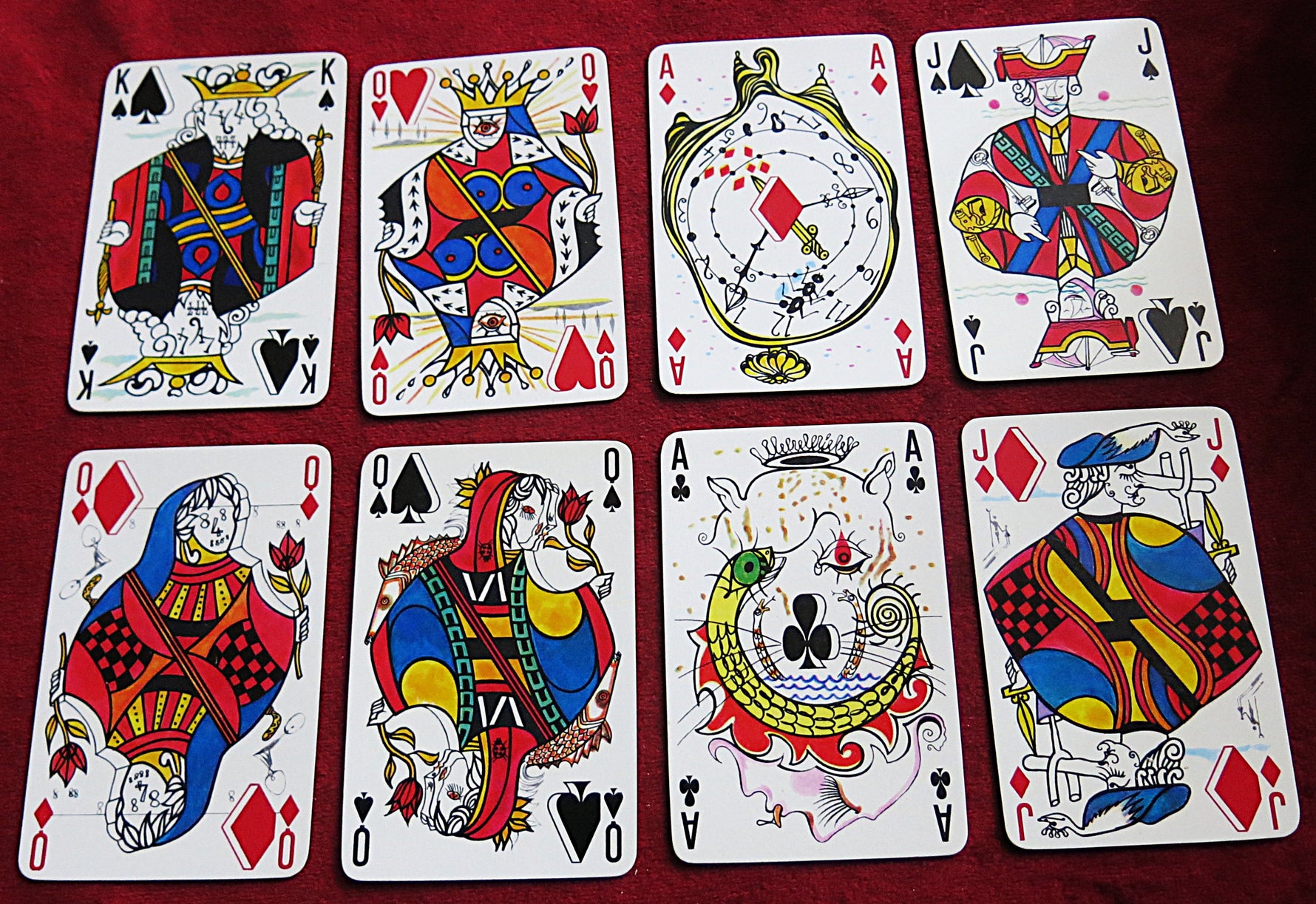 Cartes à jouer rares de Salvador Dalí 1967 pour Puiforcat Paris – Édition originale surréaliste