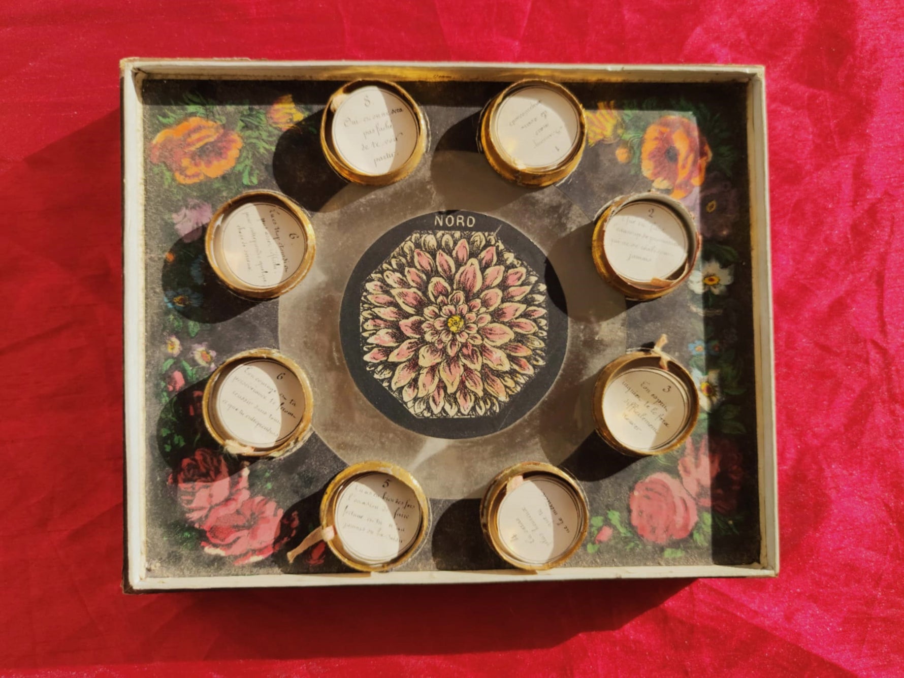 Victorian Mechanical Divination Game – L’Oiseau Bleu by Saussine (c. 1870–1890)