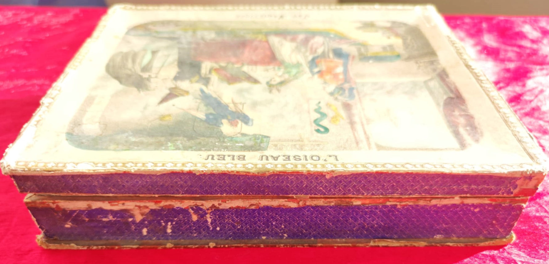 Victorian Mechanical Divination Game – L’Oiseau Bleu by Saussine (c. 1870–1890)