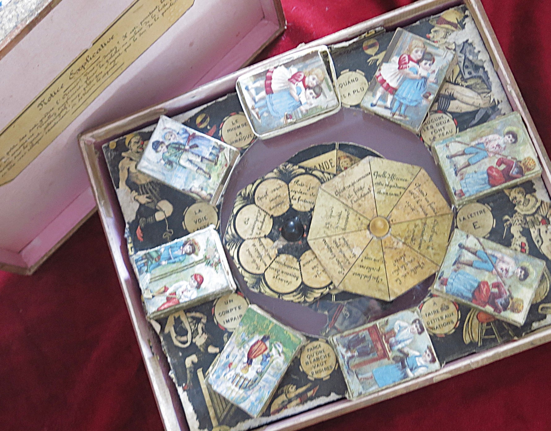 Le Petit Âne Savant – Antique French Fortune Telling Game – c.1890