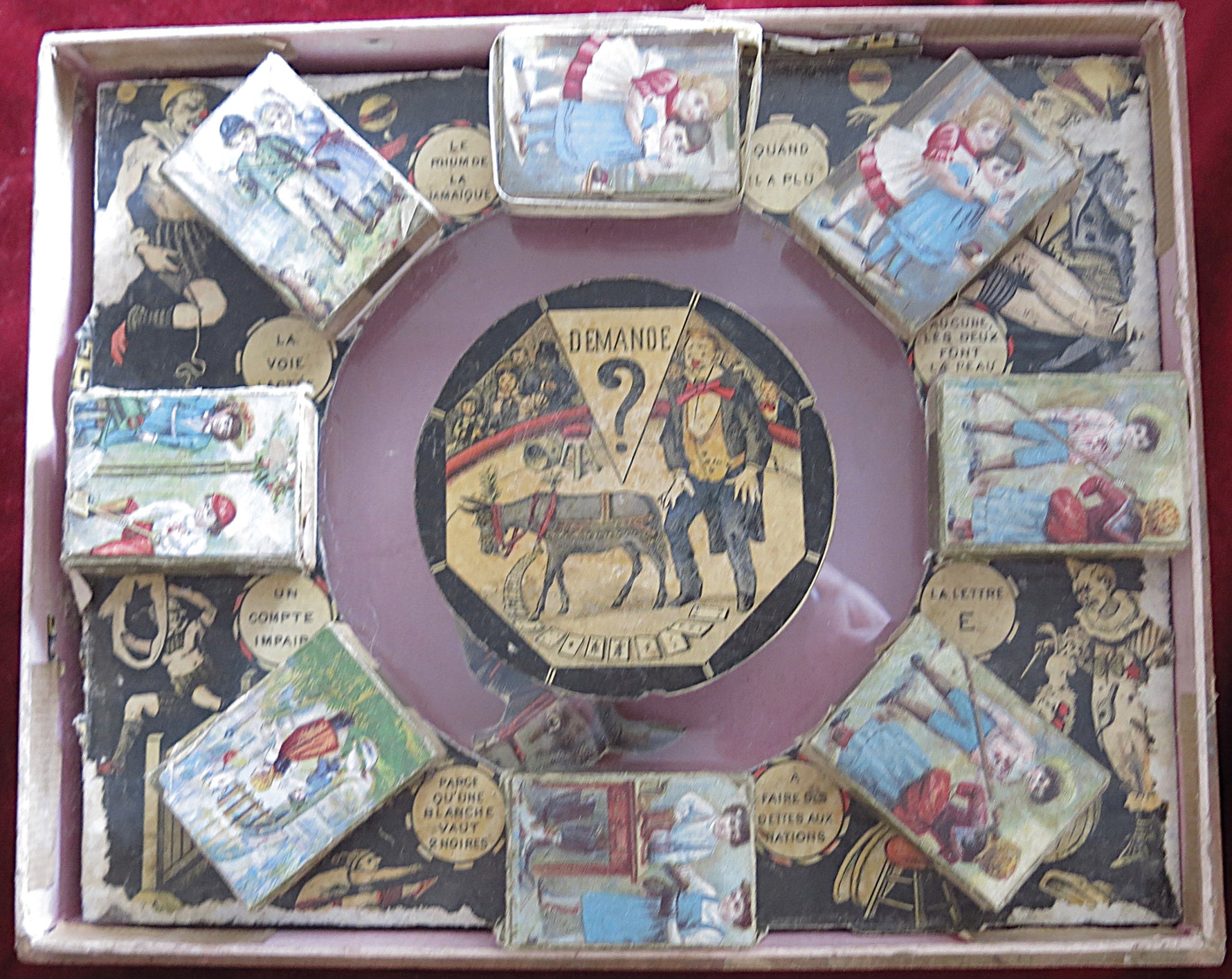 Le Petit Âne Savant – Antique French Fortune Telling Game – c.1890