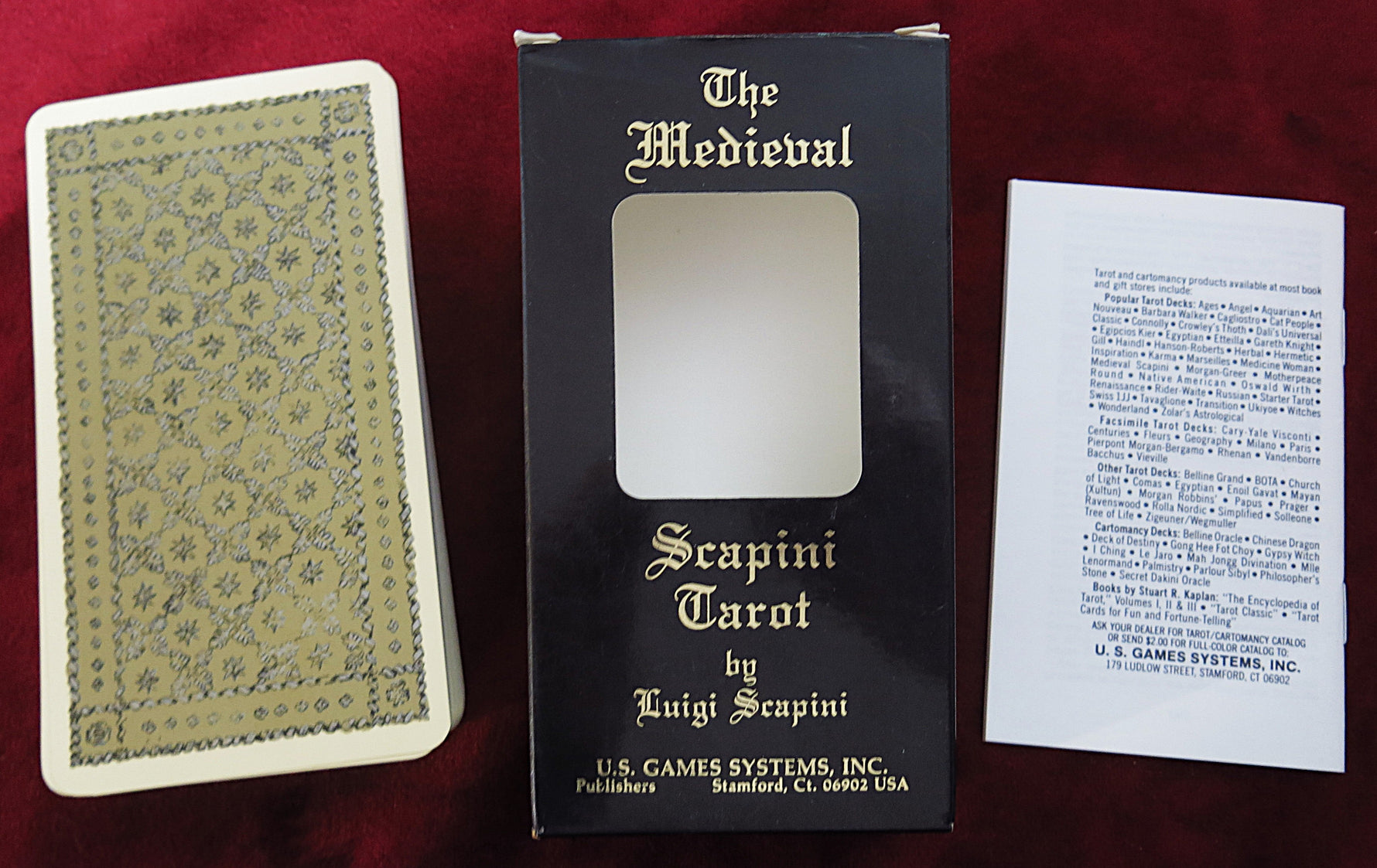 The Medieval Scapini Tarot – Complete Deck (1985)