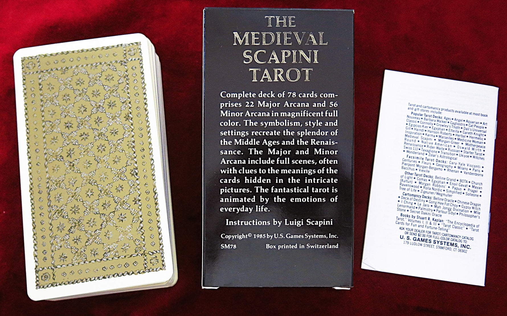 The Medieval Scapini Tarot – Complete Deck (1985)