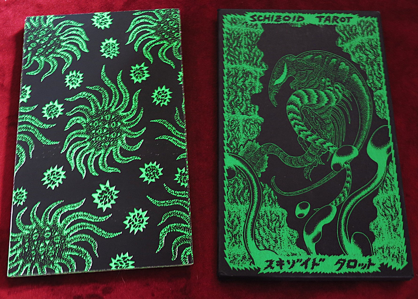 Le Tarot Schizoïde | Limité à 400 exemplaires | Jeu d'artiste sérigraphié japonais | Tarot avant-garde rare