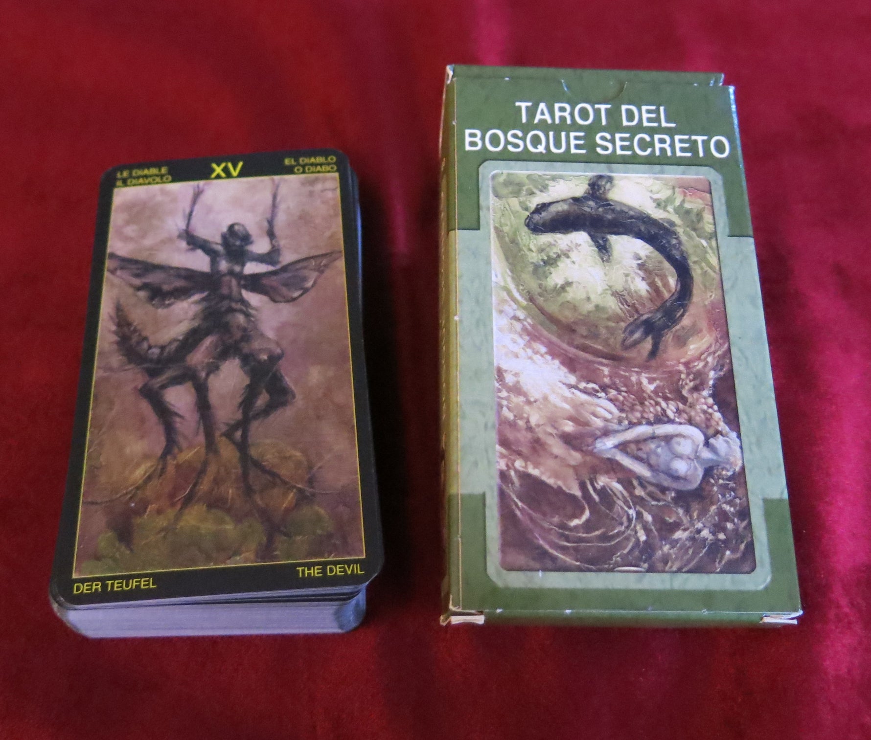 The Secret Forest Tarot 2005 + Instructions - Dual-Sided Fairy & Nature Deck