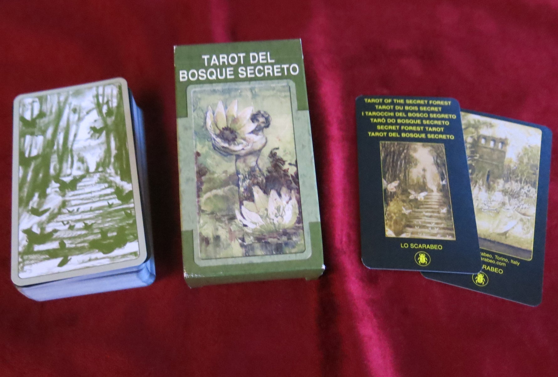 The Secret Forest Tarot 2005 + Instructions - Dual-Sided Fairy & Nature Deck