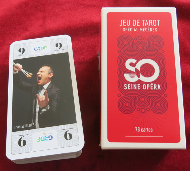 French Tarot deck of Seine Opéra patrons - Limited serie