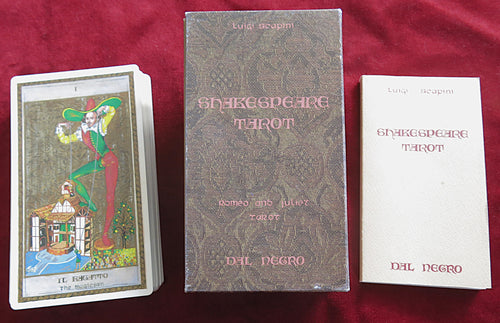 Tarot Shakespeare de Luigi Scapini – Rare jeu de tarot Dal Negro des années 90