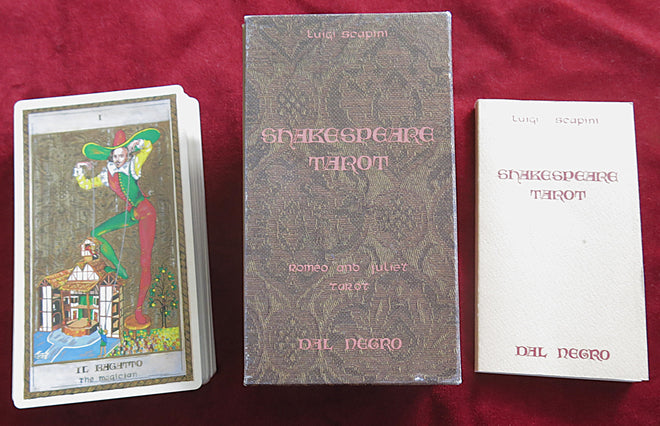 Tarot Shakespeare de Luigi Scapini – Rare jeu de tarot Dal Negro des années 90