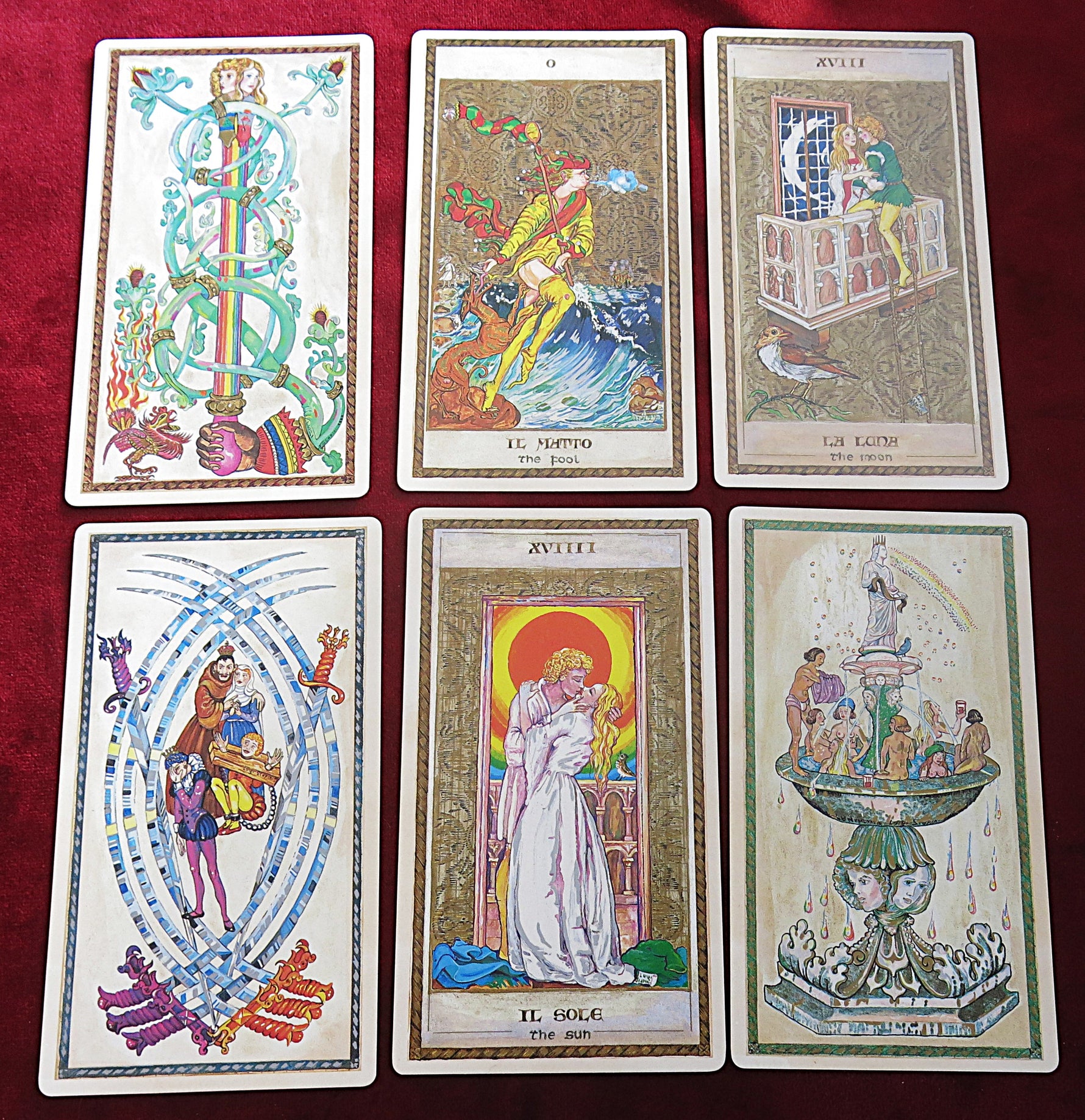 Shakespeare Tarot by Luigi Scapini – Rare 90s Dal Negro Tarot Deck