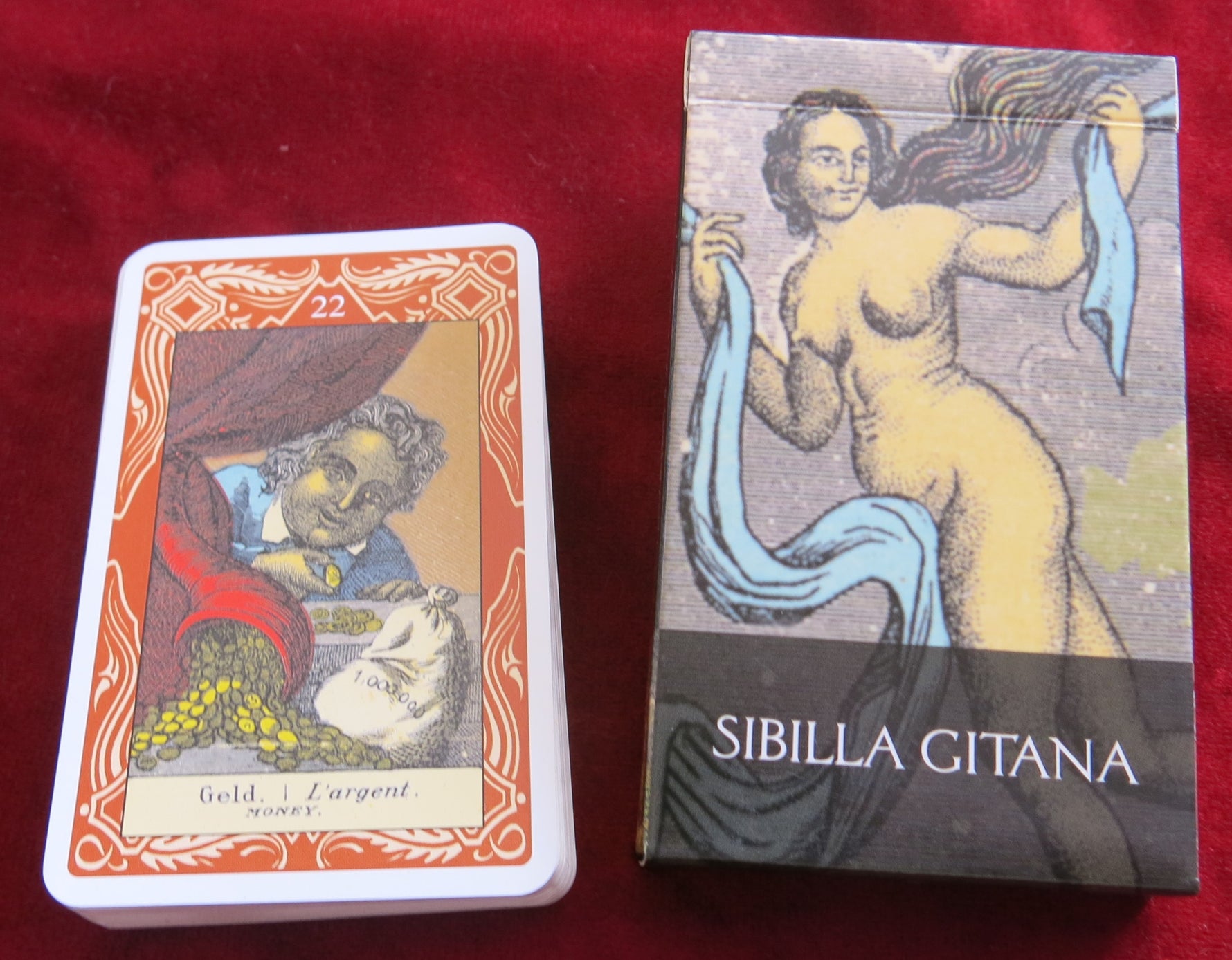 Sibilla Gitana + PDF – Traditional Gypsy Sibyl Cards | 19th-Century Inspired Oracle
