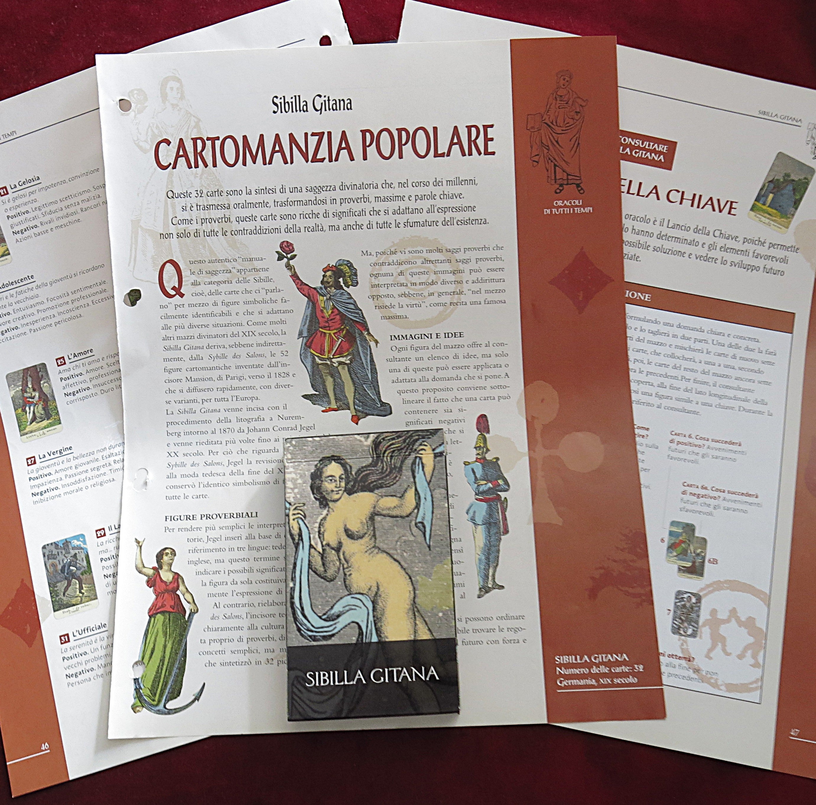 Sibilla Gitana + PDF – Traditional Gypsy Sibyl Cards | 19th-Century Inspired Oracle