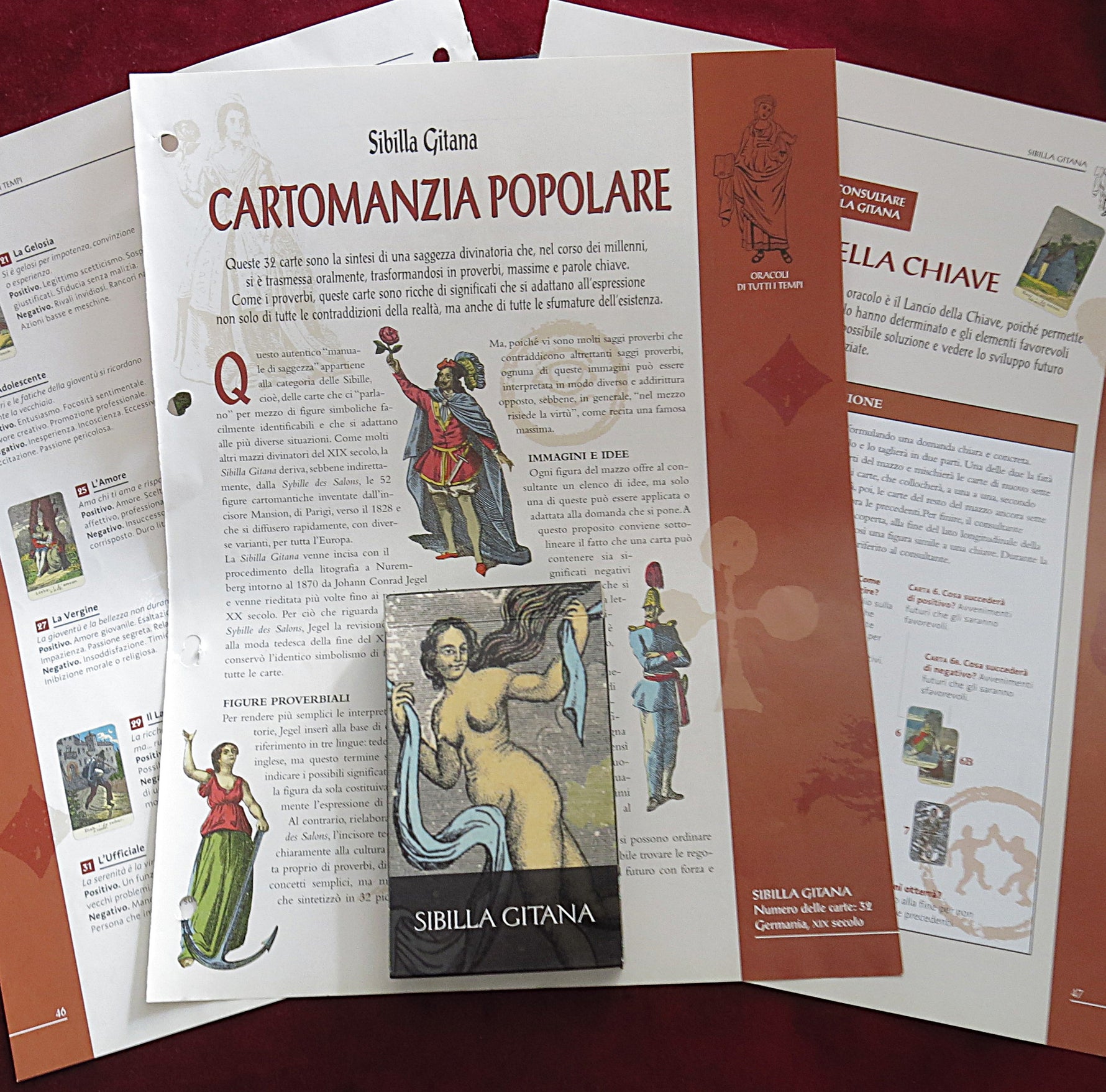 Sibilla Gitana PDF – Instructions ONLY - File Download - ENGLISH, FRENCH & ITALIAN