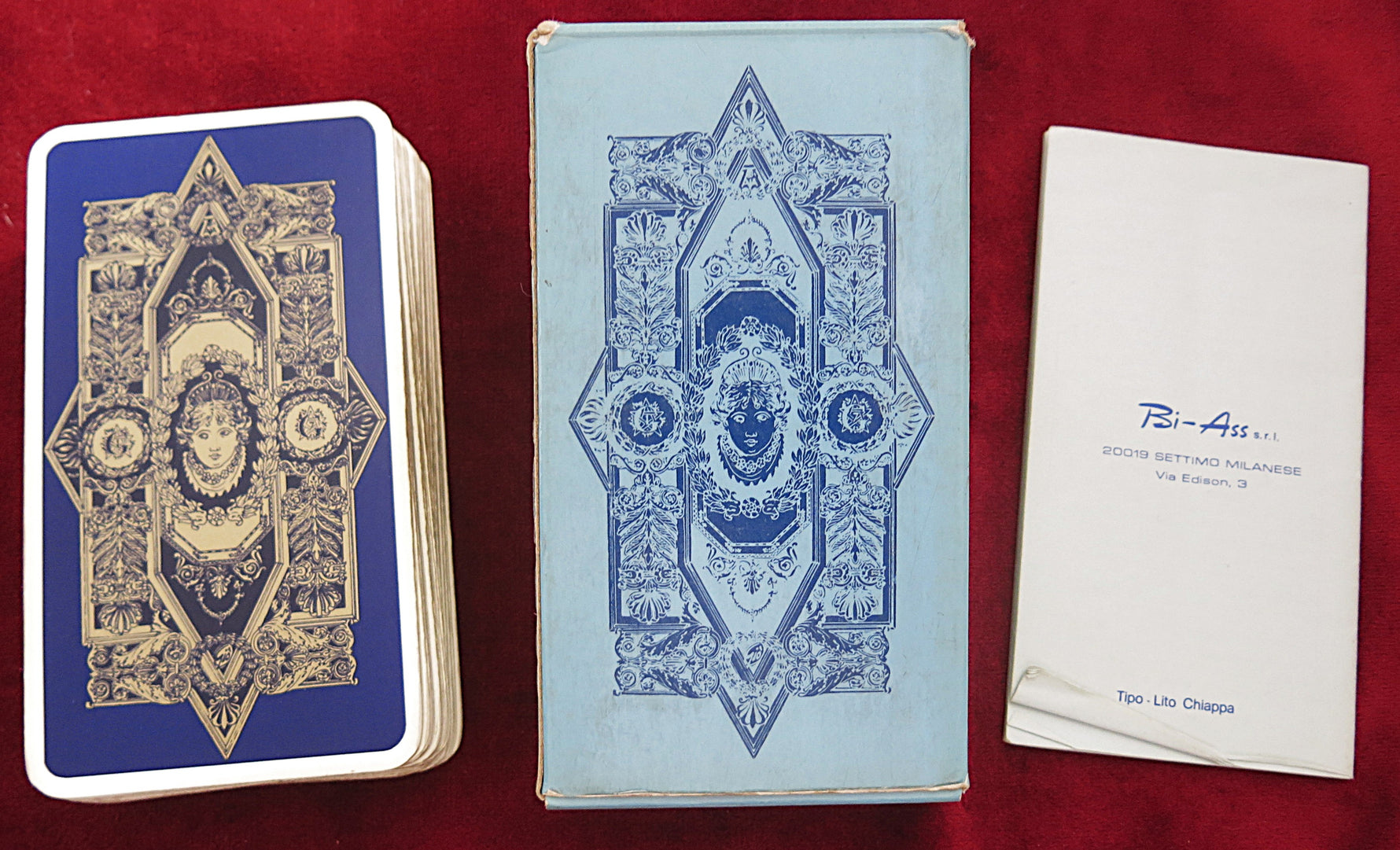 L'Oracolo Della Sibilla - vers la fin des années 1970 – Cartes Oracle italiennes rares de Giorgio Tavaglione