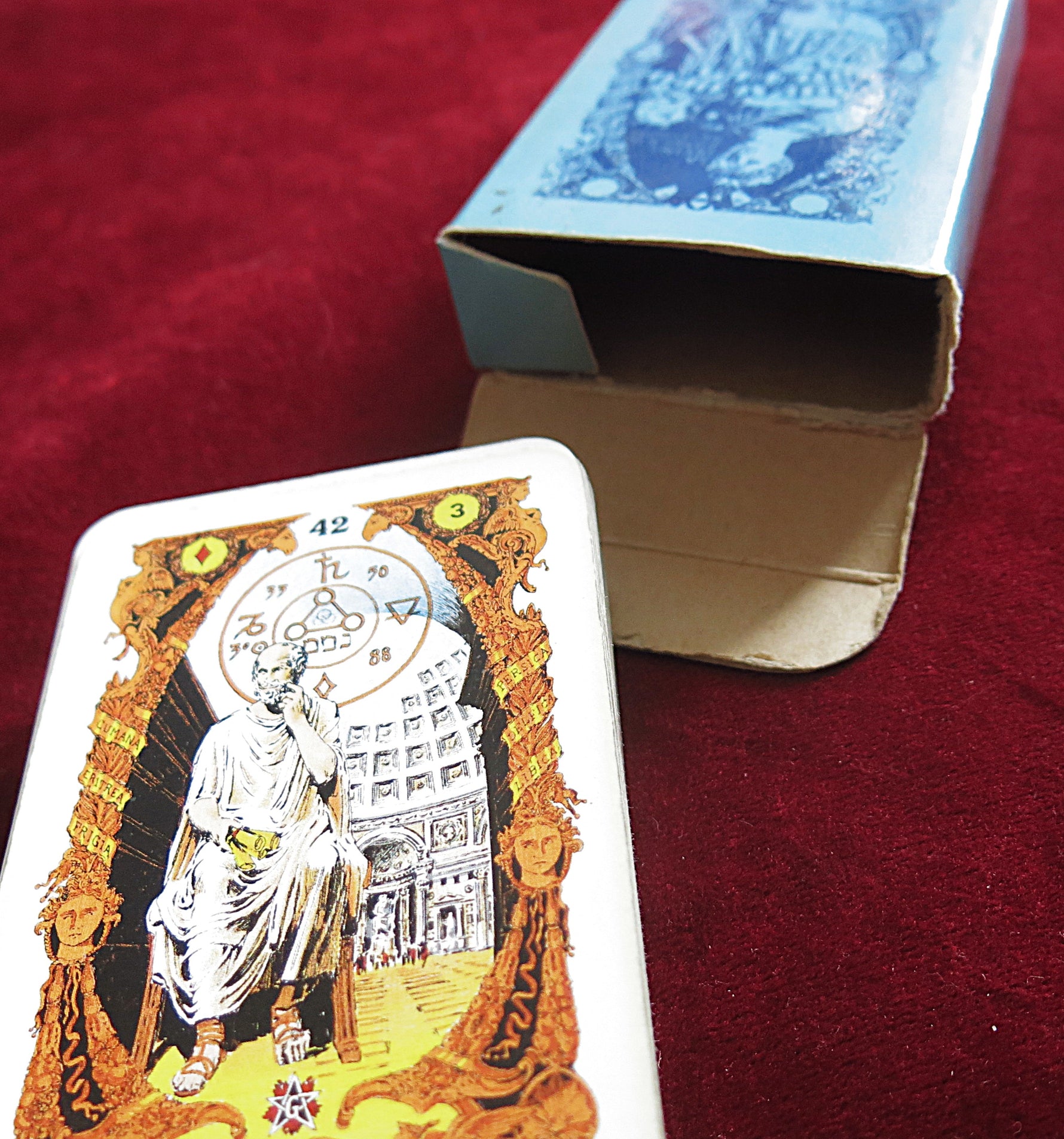 L'Oracolo Della Sibilla - vers la fin des années 1970 – Cartes Oracle italiennes rares de Giorgio Tavaglione