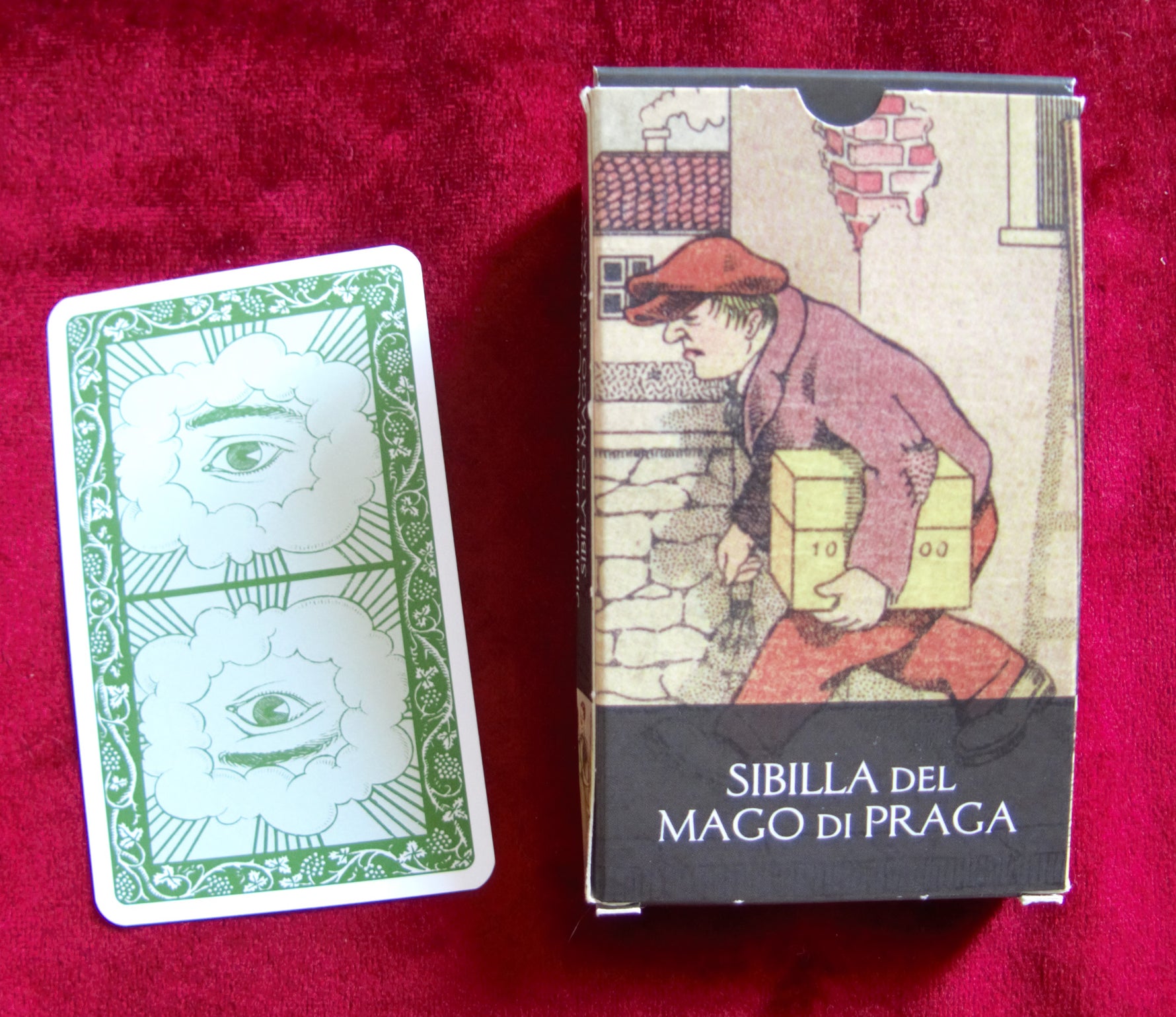 La Sibylle du Magicien de Prague – Jeu de divination vintage de style Lenormand