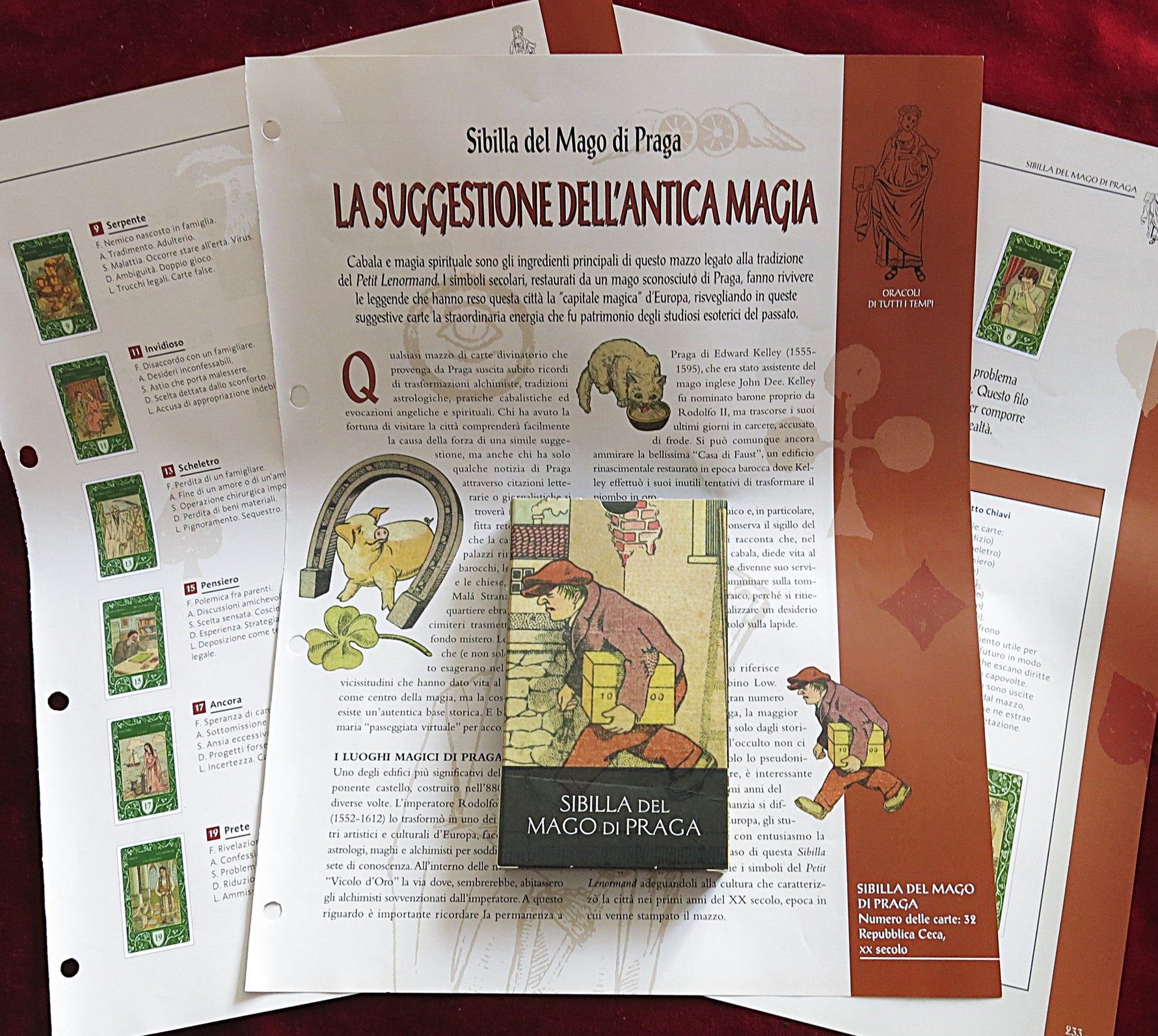 Sibyl of the Magician of Prague – Instructions ONLY - File Download - ENGLISH, FRENCH & ITALIAN