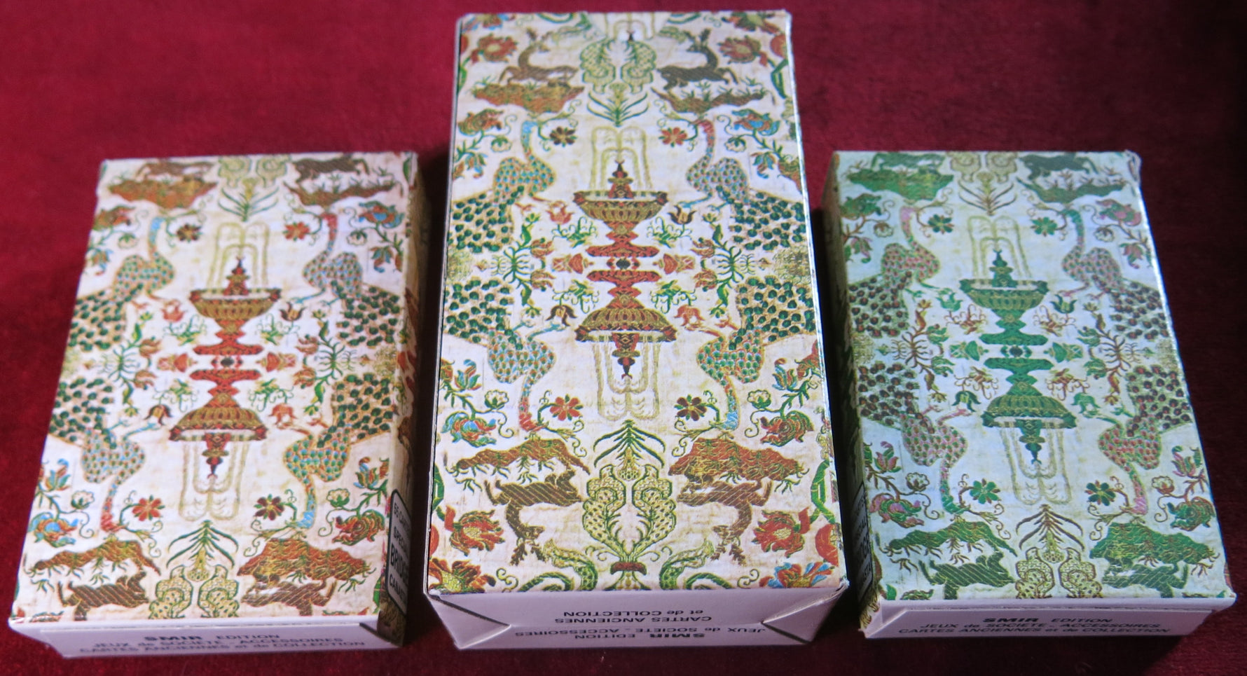 Antique French wood playing box - Wooden Box Set – ca. 1975–1985