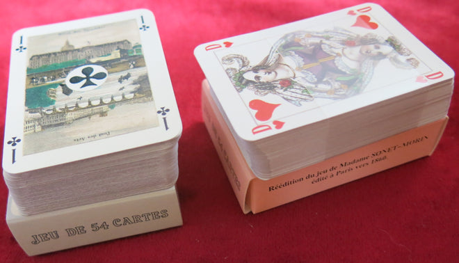 The Patience Game of Madame Sonet Morin from 1860