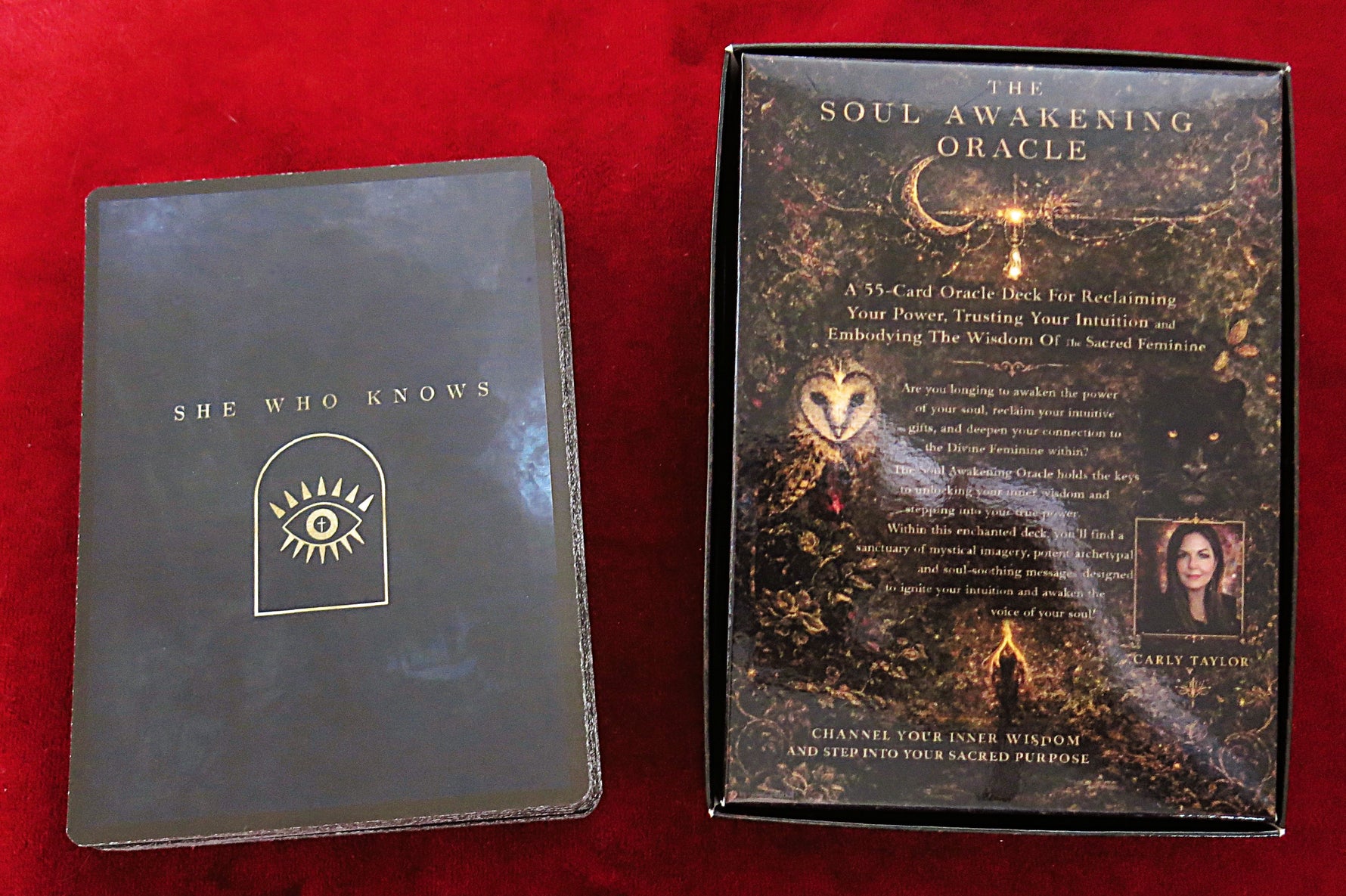 L'Oracle de l'Éveil de l'Âme - Éveil du féminin sacré - (Pas d'IA) - Conçu pour les débutants - travail de l'ombre