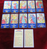 Insert de Tarot du Magazine Stop des années 1990 - Tarocchi 22 Arcani Maggiori - Mini jeu de Tarot italien complet