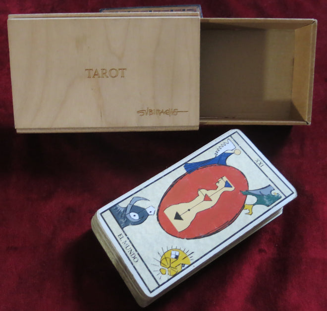 Tarot Subirachs - ÉDITION LIMITÉE 2003 - Cartes de Tarot Antiques et Vintage