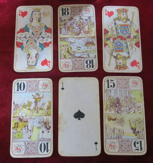 Suze vintage French tarot from the 50s