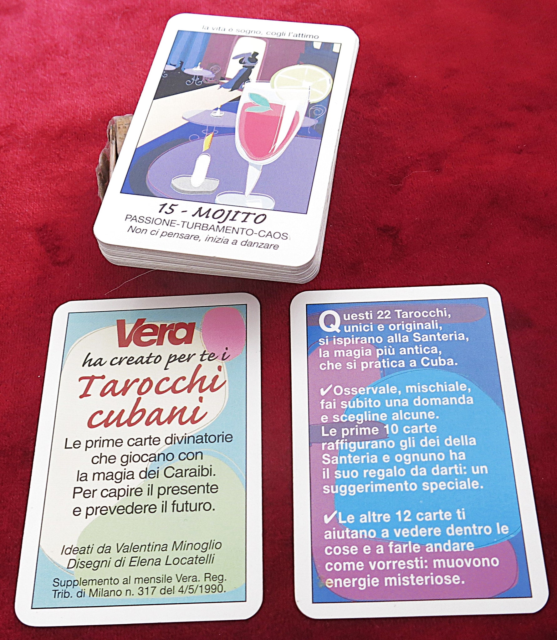 Tarocchi Cubani – Vera (Cartes de divination du magazine italien)