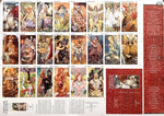 Tarocchi Celtici – Original 1994 Uncut Sheet Poster – Giacinto Gaudenzi – Lo Scarabeo