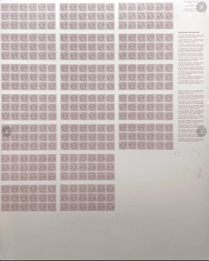 Tarocchi Celtici – Original 1994 Uncut Sheet Poster – Giacinto Gaudenzi – Lo Scarabeo