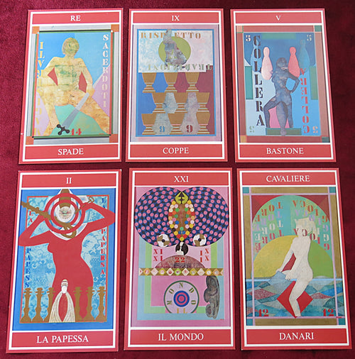 Tarocchi de A. Picini (1979) – Tarot d'art italien moderniste