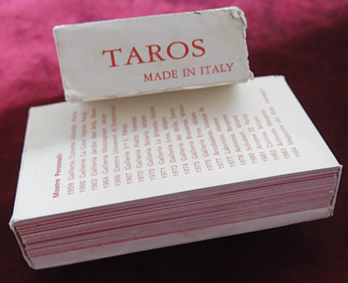 Tarocchi de A. Picini (1979) – Tarot d'art italien moderniste