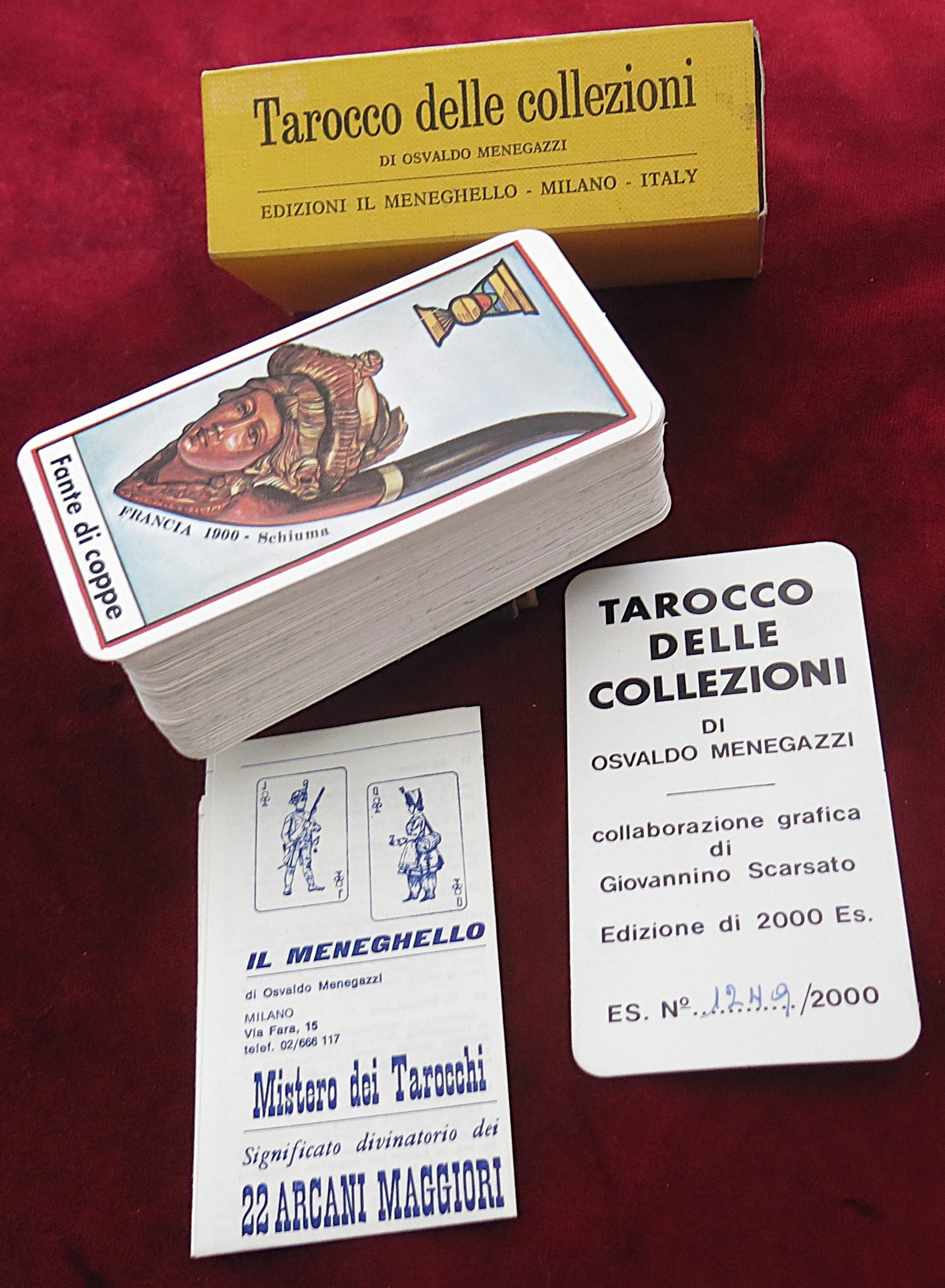Tarocco delle Collezioni [Puppet Tarot] 1979 Limited Edition. Osvaldo Menegazzi. Italy.